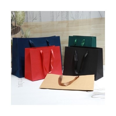 牛皮纸袋 服装购物袋包装袋 茶叶礼品袋现货批发手提纸袋