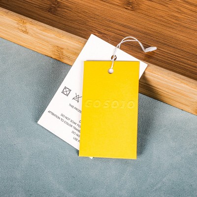 定制服装高档加厚吊牌童装内衣吊牌衣服挂牌合格证纸卡定做印logo图3