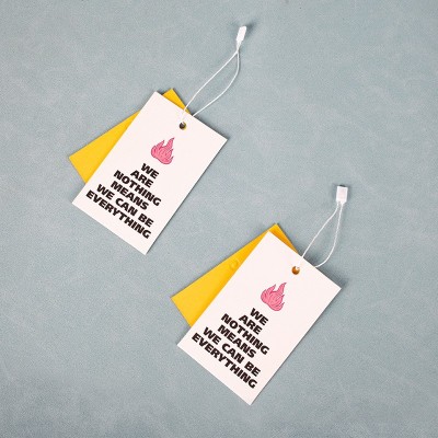 定制服装高档加厚吊牌童装内衣吊牌衣服挂牌合格证纸卡定做印logo图4