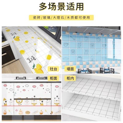 厨房贴纸防油耐高温家用墙面装饰墙纸自粘防水防潮墙贴加厚壁纸图4