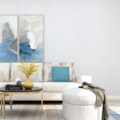 亚麻墙纸自粘防水防潮防霉墙布3d立体墙贴壁纸卧室温馨翻新墙贴纸图4