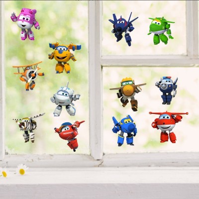 卡通动漫超级飞侠贴纸宝宝卧室墙贴儿童房装饰门窗贴画幼儿园冰箱图3