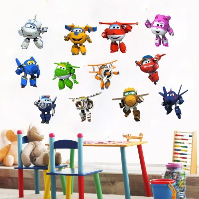 卡通动漫超级飞侠贴纸宝宝卧室墙贴儿童房装饰门窗贴画幼儿园冰箱图2