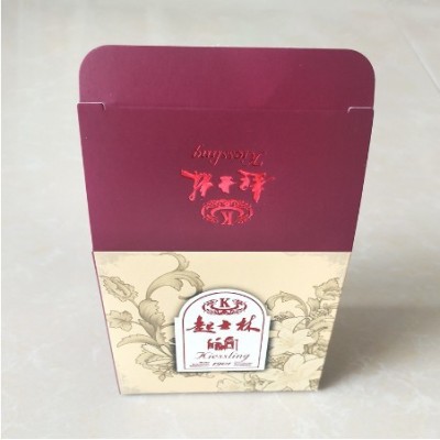 跨境小白盒印刷批发加厚彩色折可叠白卡纸盒子 定 制化妆品包装盒图2