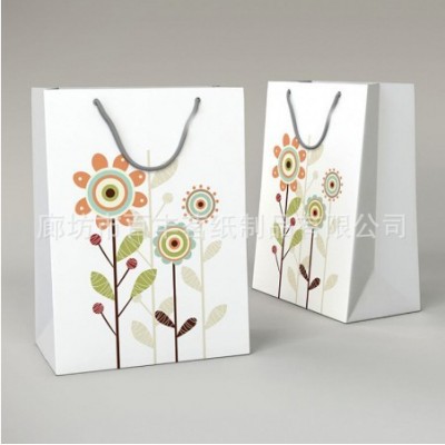 纸质手提袋烘培蛋糕外卖加厚手提包装袋卡通图案圣诞礼品袋图2