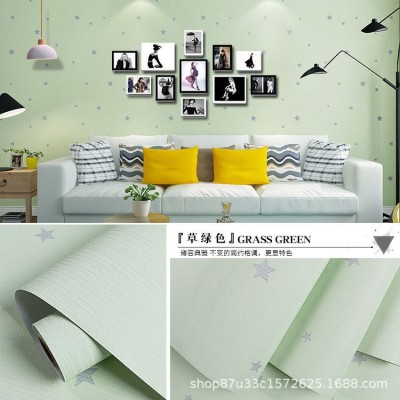 加厚星星墙纸壁纸防水防潮自粘宿舍卧室北欧背景墙壁桌面柜子贴纸图4