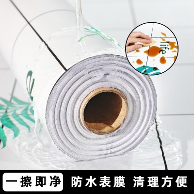 厨房橱柜翻新防水防油贴纸自粘灶台墙壁防油污锡纸墙面隔油纸墙纸图3