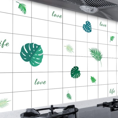 厨房橱柜翻新防水防油贴纸自粘灶台墙壁防油污锡纸墙面隔油纸墙纸图2