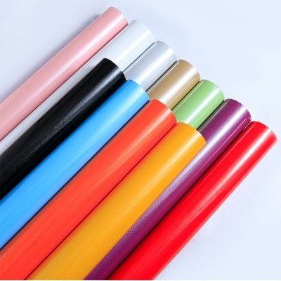 珠光烤漆膜自粘PVC贴纸波音软片橱柜衣柜家具翻新壁纸厨房防油