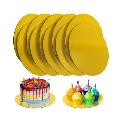 跨境2mm圆形花边蛋糕板6寸7寸8寸10寸11寸12寸加厚瓦楞烘焙托板图2