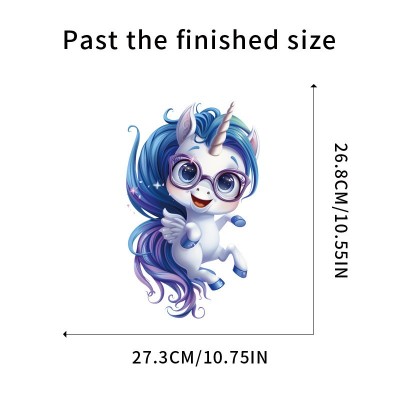 新款彩色小马宝莉紫悦卡通风装饰墙贴自粘pvc贴纸卧室客厅卫生间图5