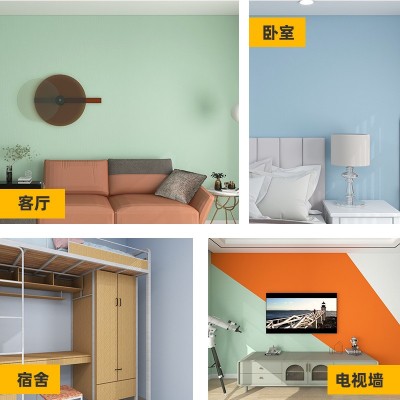 墙纸自粘莫兰迪纯色防水墙贴宿舍墙面装饰贴纸卧室壁纸背景墙温馨图4