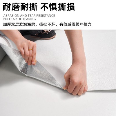 粘墙纸水泥墙墙贴防撞硅藻泥3D立体防水防潮防霉背景墙卧室壁纸图5