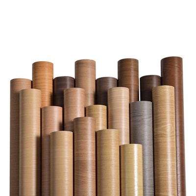 粘墙纸木纹装饰贴纸加厚阻燃工装贴纸木饰面膜医院酒店专用贴膜图5