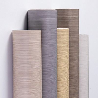 木纹墙纸自粘仿木PVC铝塑板墙贴原木色电视背景墙贴纸墙面装饰板