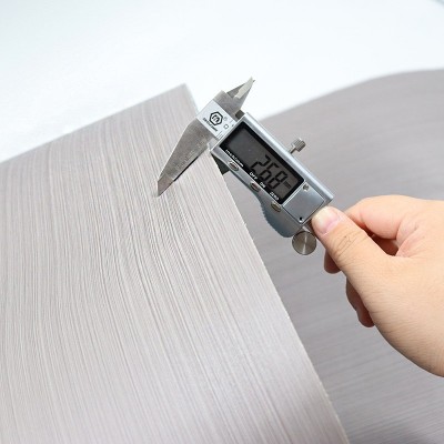 木纹墙纸自粘仿木PVC铝塑板墙贴原木色电视背景墙贴纸墙面装饰板图4