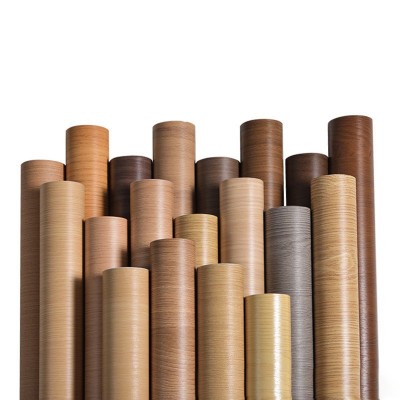 木纹贴纸自粘 加厚防水防潮贴纸 仿改色橱柜桌椅鞋柜家具翻新贴纸图5