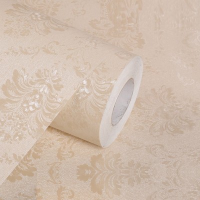 现代简约防水防污自粘压纹墙纸家用卧室客厅背景墙装饰墙贴珠光图2