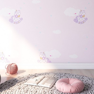 卡通墙纸自粘防水防潮壁纸温馨墙贴儿童房装饰家具翻新墙面贴纸图3