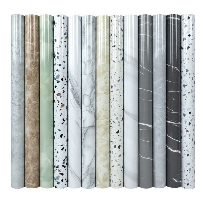 防油烟贴纸防水防潮壁纸自粘墙贴pet出租屋翻新厨房遮丑神器图5