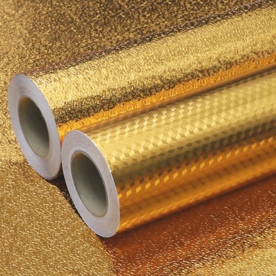 金箔贴纸佛龛背景装饰自粘金色墙贴厨房防水防油防潮佛堂神龛壁纸