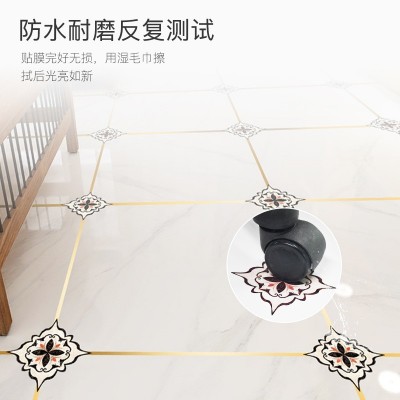 瓷砖对角贴地面贴地砖对角贴地面装饰贴纸图3