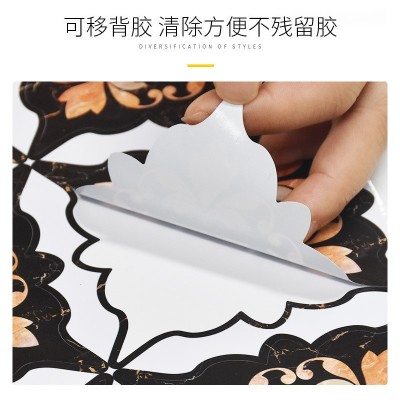 瓷砖对角贴地面贴地砖对角贴地面装饰贴纸图4