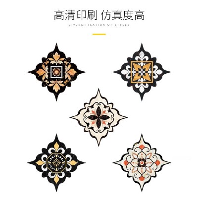 瓷砖对角贴地面贴地砖对角贴地面装饰贴纸图5