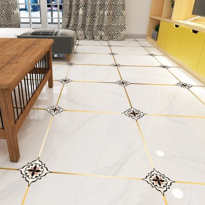 美缝贴客厅卧室地面瓷砖贴纸墙面缝隙装饰地板砖贴条自粘图2