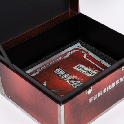 数码产品书型翻盖礼品盒定制护肤化妆品燕窝滋补品天地盖礼盒定制图2