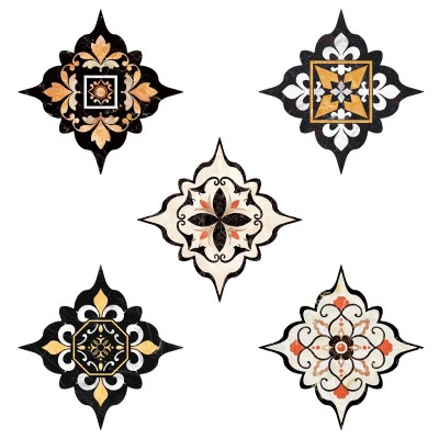 厂家直供 瓷砖对角贴纸自粘创意装饰防水耐磨地板贴可移除对角贴图4