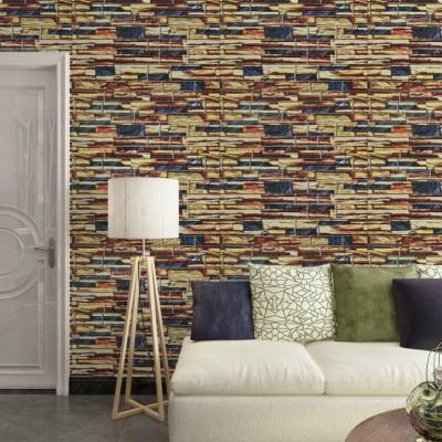 wallpaper 自粘3d立体墙贴批发泡沫砖纹装饰贴纸复古潮流背景墙纸图4