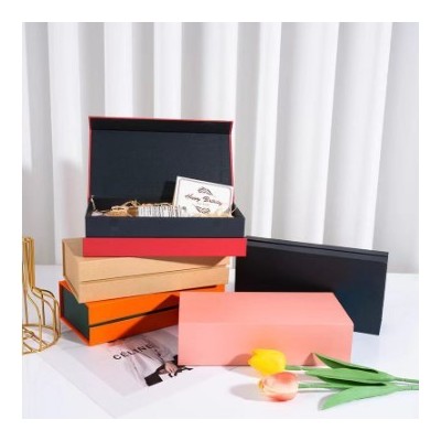 翻盖包装盒定制小批量 磁吸书本式礼盒定做 天地盖茶叶礼品盒子图2