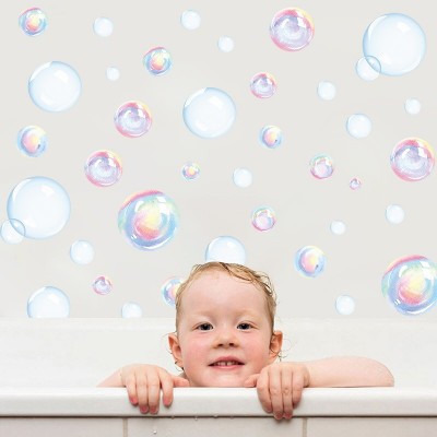 跨境几何卡通泡泡墙贴家居墙面装饰贴饰气泡海洋夏季浴室贴纸墙纸图4