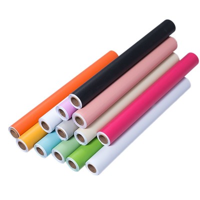 纯色墙纸自粘加厚防水现代简约壁纸网红白色卧室客厅背景墙贴纸图5