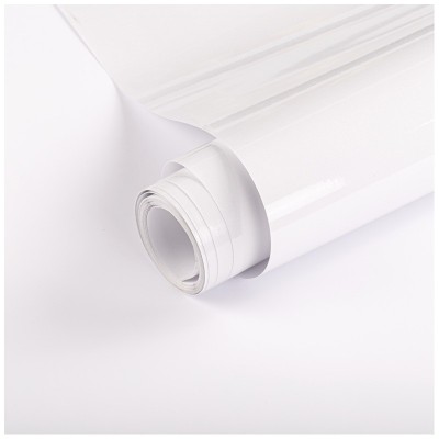 白色厨房橱柜门鞋衣柜子贴纸烤漆防油贴膜家具翻新自粘墙纸可擦洗图4