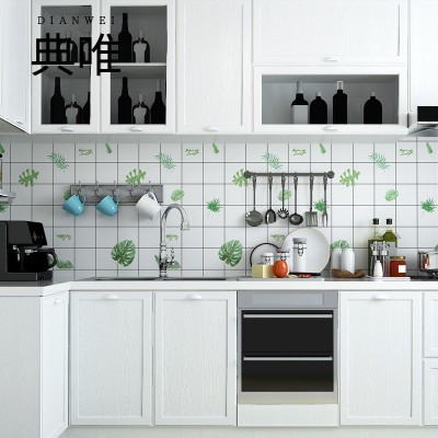 白色厨房橱柜门鞋衣柜子贴纸烤漆防油贴膜家具翻新自粘墙纸可擦洗图2