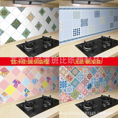 厨房油贴纸铝箔自粘瓷砖贴墙贴油烟贴图5