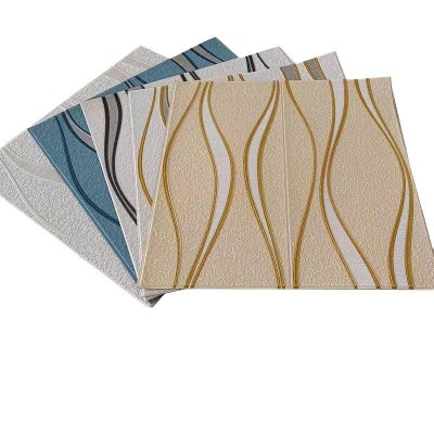 泡沫3d立体墙贴自粘墙纸批发壁纸卧室防撞软包装饰防水防潮壁纸图5