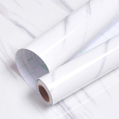 大理石墙纸即剥即贴台面防水大理石壁纸厨房柜台白色橱柜壁纸贴纸