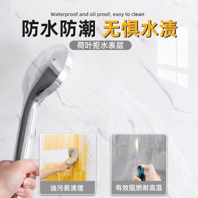 厨房防油防水仿瓷砖墙贴铝塑板墙面翻新加厚防撞自粘装饰墙贴壁纸图3