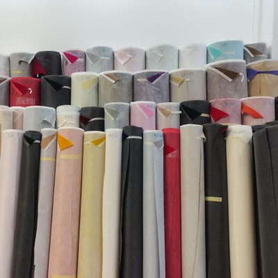 植绒布 植绒纸 无纺底植绒 包装盒首饰盒内衬绒布厂家直批发图4