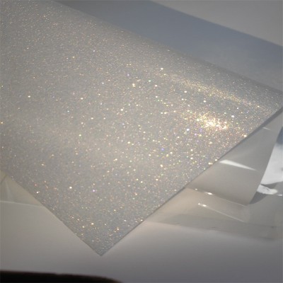 PET幻彩五彩双闪吧唧垫纸马口铁金葱超薄 徽章衬垫纸金 葱闪底图3