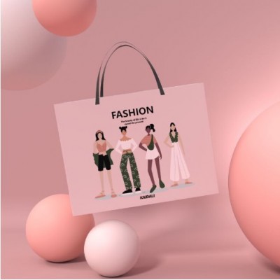 手提袋定做 礼品纸袋印刷 白卡纸包装袋 定制logo 服装袋手提纸袋图2