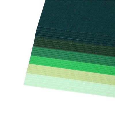 墨绿色卡纸硬莫兰迪绿色系卡纸军绿森系4k彩纸A4背景纸A3纸批发图4