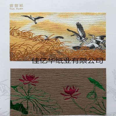 厂家现货直销批发高档特种花纹艺术包装纸量大可优惠俏纹云萱纸图4