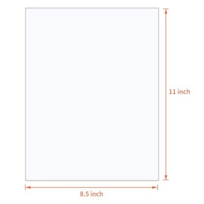 亚马逊热销现货A4透明乙烯基防水速干不干胶打印贴纸喷 墨激光打印图5