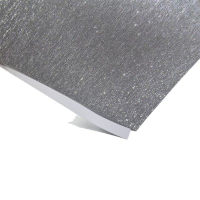 全新升级金葱纸拉丝银工艺更少版线 闪银亮拉丝银葱纸徽章用纸图5