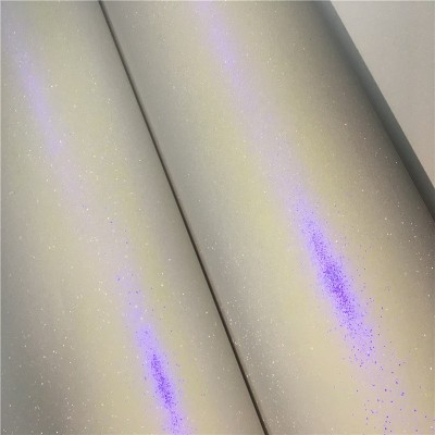 泛紫光的金葱闪粉纸 印刷包装新款幻紫光金葱纸 纤艺紫光彩纸图3