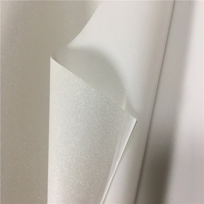 没有黑点的纯白白葱 柔闪金葱纸界里的白月光彩纸 新工艺白葱图2